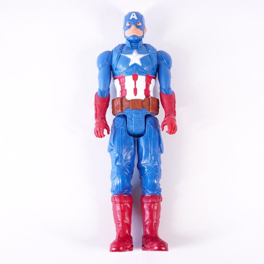 12" Captain America Action Figure Titan Hero Series Avengers Marvel Hasbro 2013